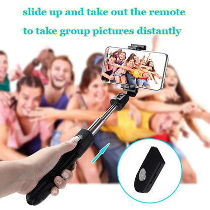 Selfie Stick Bluetooth Techsuit K06, Universeel, Zwart