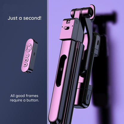 Selfie Stick Bluetooth Techsuit K30S, Universeel, Zwart