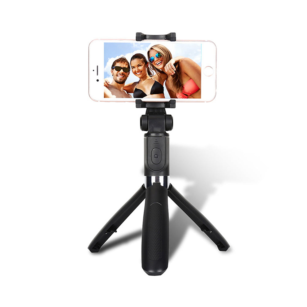 Selfie Stick Bluetooth Techsuit L01s, Universeel, Zwart