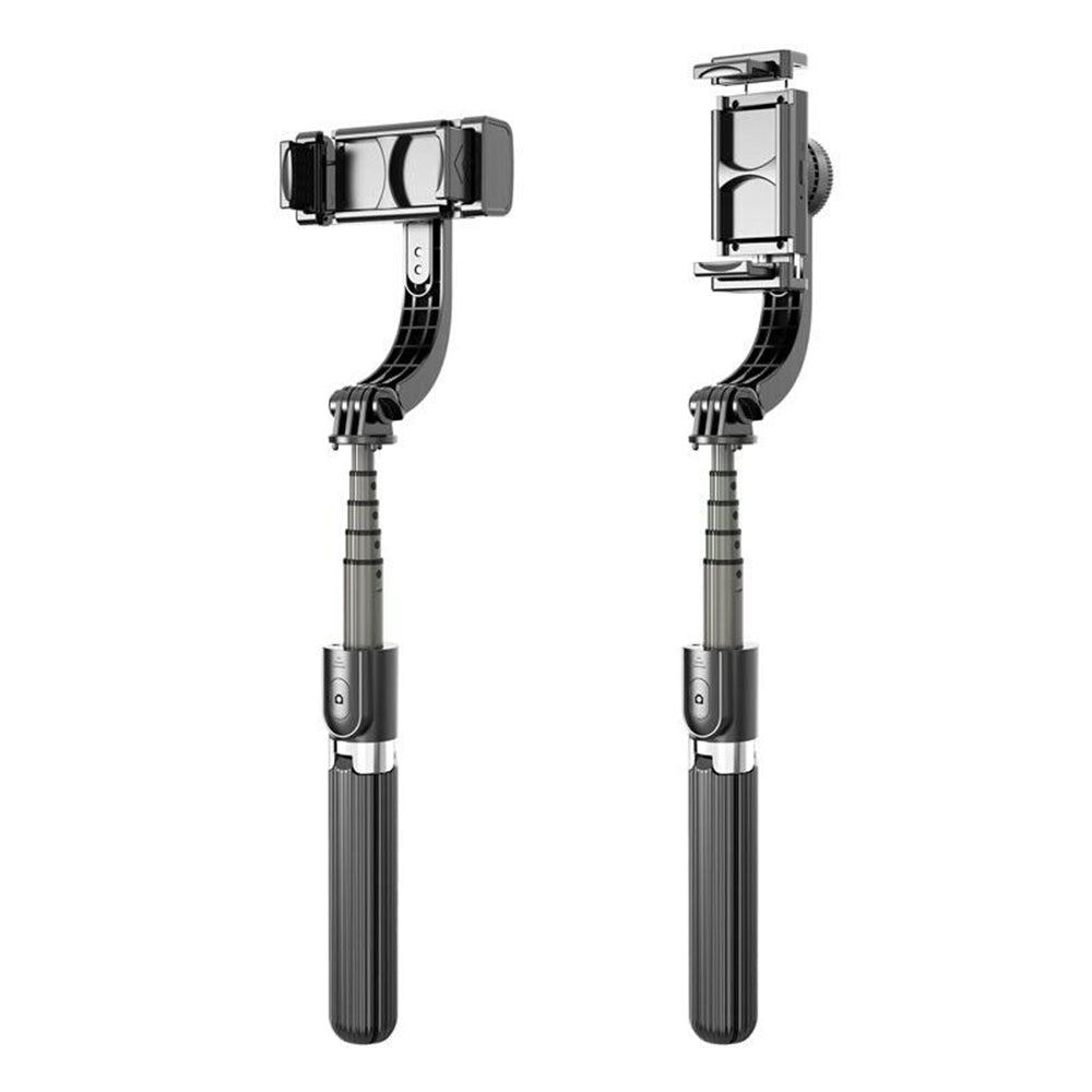 Selfie Stick Bluetooth Techsuit L08, Universeel, Zwart