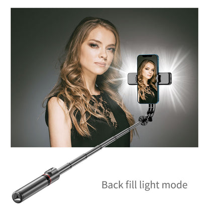 Selfie Stick Bluetooth Techsuit L12D, Universeel, Zwart