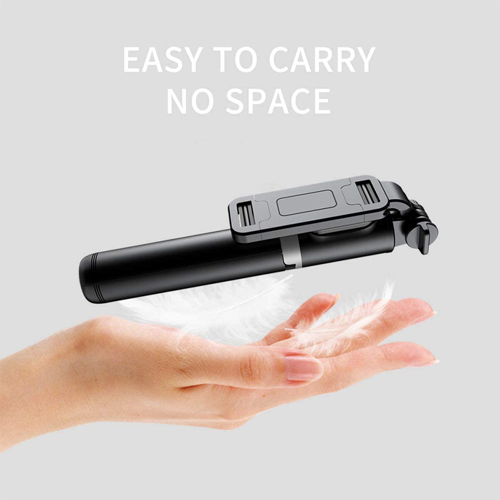 Selfie Stick Bluetooth Techsuit Q01, Universeel, Wit