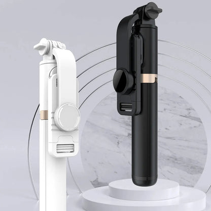 Selfie Stick Bluetooth Techsuit Q03, Universeel, Zwart