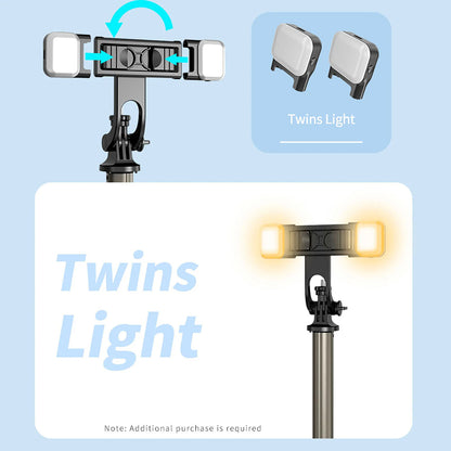 Selfie Stick Bluetooth Techsuit Q06, Universeel, Zwart