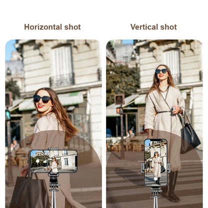 Selfie Stick Bluetooth Techsuit Q11s, Universeel, Zwart