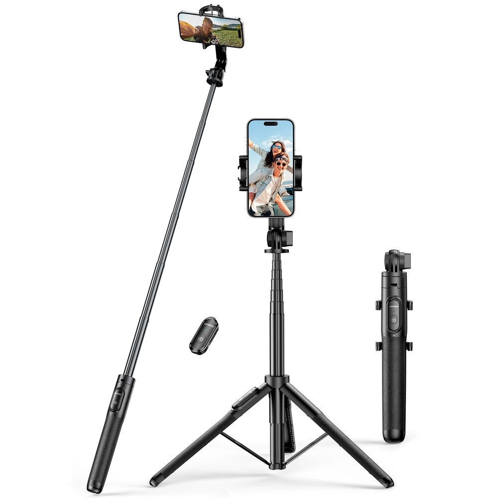 Selfie Stick Bluetooth UGREEN LP586, Universeel, Zwart