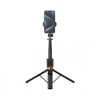 Selfie Stick Bluetooth XO Design SS23 Dual Lights, Universeel, Zwart