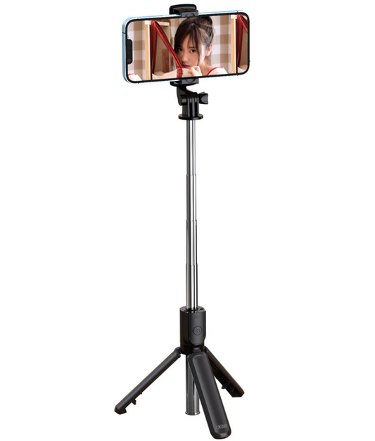 Selfie Stick Bluetooth XO Design SS09, Universeel, Zwart