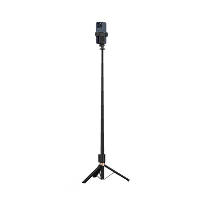 Selfie Stick Bluetooth XO Design SS23 Dual Lights, Universeel, Zwart