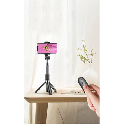 Bluetooth Selfie Stick XO Design SS08, Universal, Black