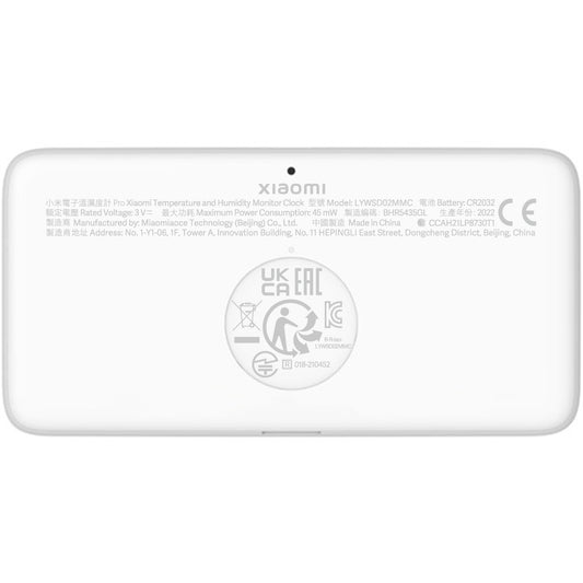 Xiaomi Mi Temperatuur Vochtigheid Station, Wit BHR5435GL