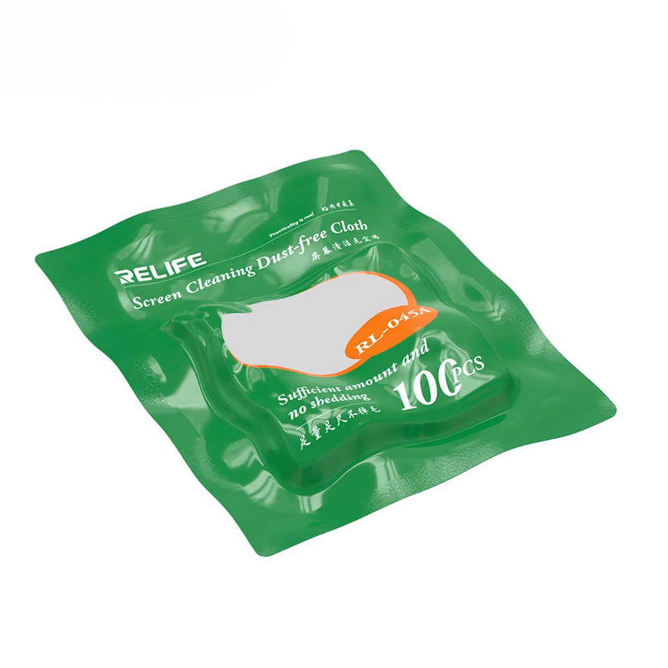 Droge Reinigingsdoekjes Relife RL-045A, Set van 100 stuks