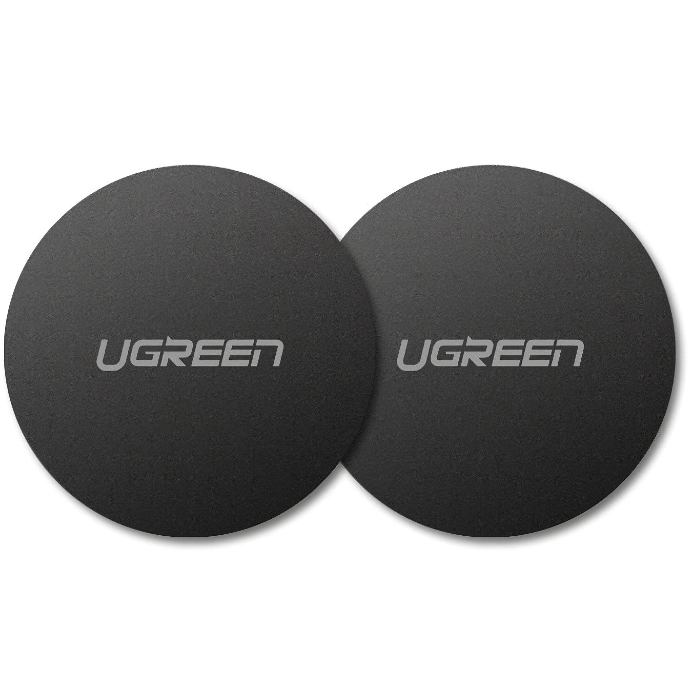 UGREEN Metalen Sticker, Set van 2 Stuks, Zwart