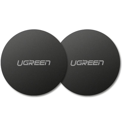 UGREEN Metalen Sticker, Set van 2 Stuks, Zwart