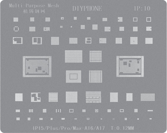 BGA-mal DIYPhone voor Apple iPhone 15-serie