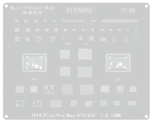 BGA-mal DIYPhone voor Apple iPhone 14-serie