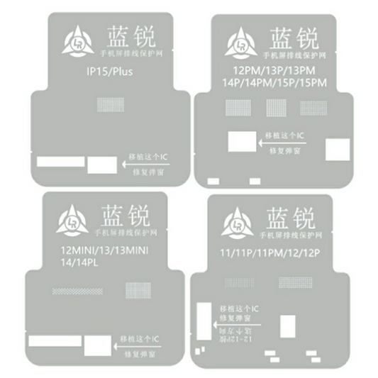Lanrui BGA-mal voor Apple iPhone 11 - 15 Series