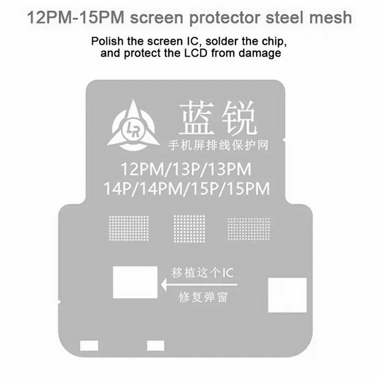 Lanrui BGA-mal voor Apple iPhone 11 - 15 Series