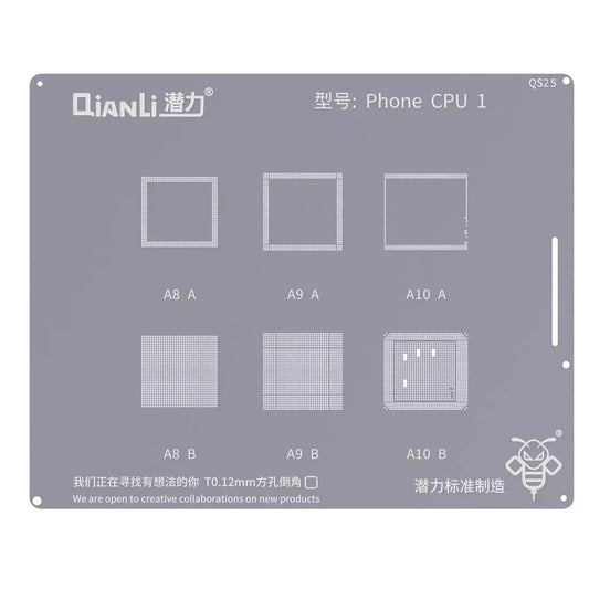 BGA-mal QIANLI QS25 voor Apple iPhone Series, CPU1