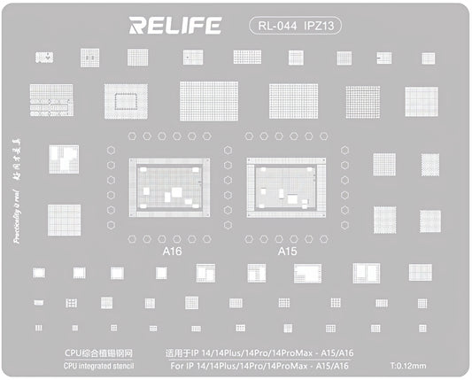 BGA Mesh Relife RL-044 IPZ13 voor Apple iPhone 14 / 14 Plus / 14 Pro / 14 Pro Max, CPU
