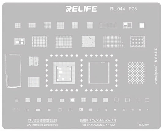 BGA Mesh Relife RL-044 IPZ5 voor Apple iPhone XS / XS Max / XR, CPU