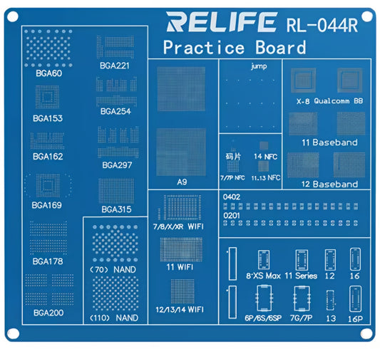 Relife RL-044R BGA Practice Board for Apple iPhone Series