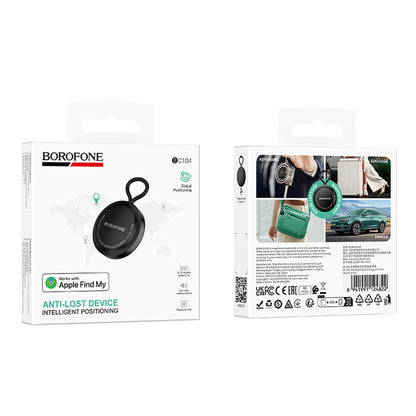 Borofone SmartTag BC104 voor iOS Series, Zwart