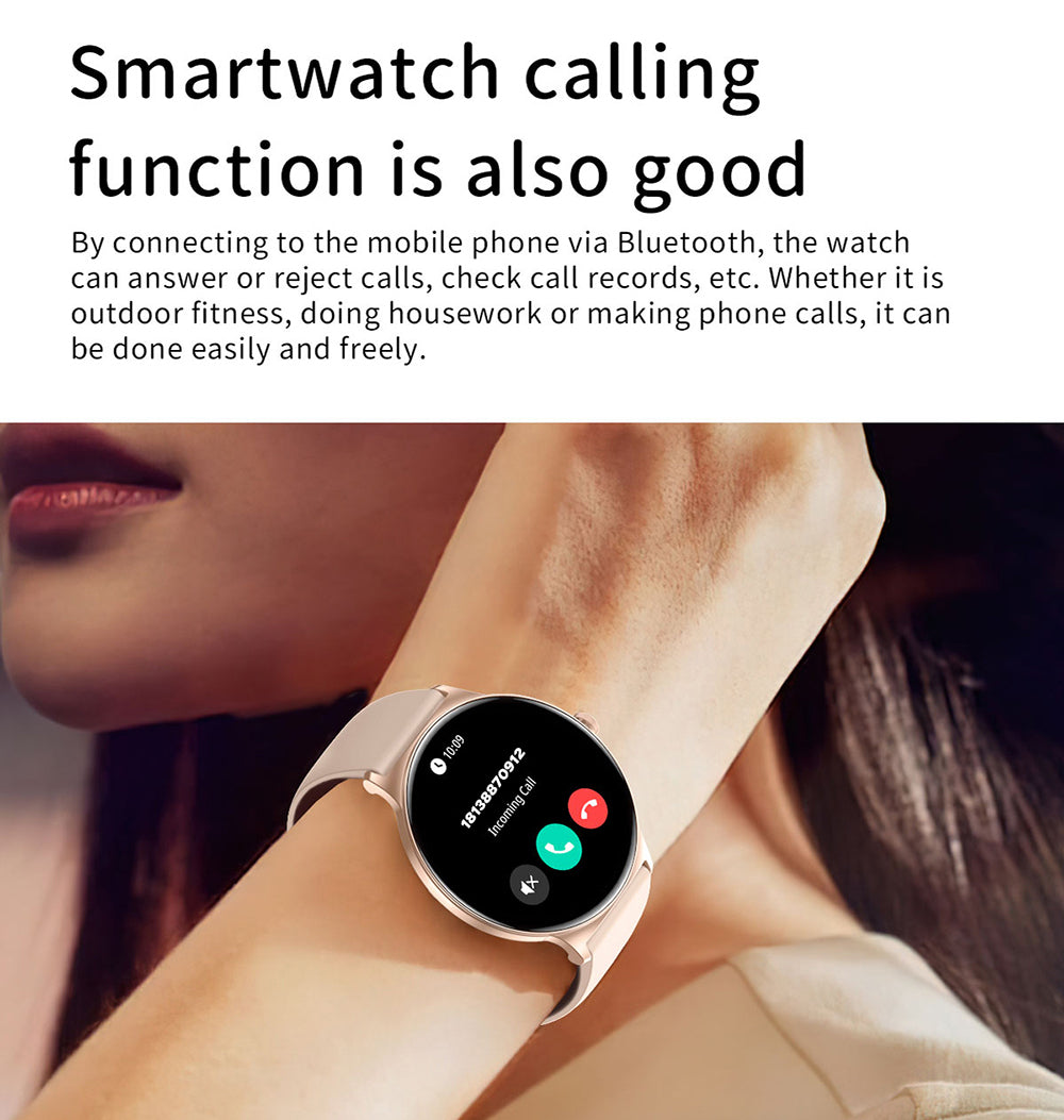 Smartwatch Blavec M01 Vesta Call, Roze Goud