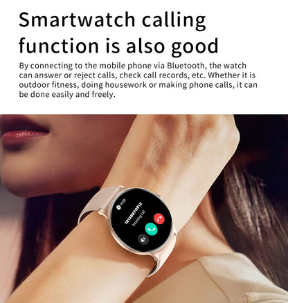 Smartwatch Blavec M01 Vesta Call, Roze Goud