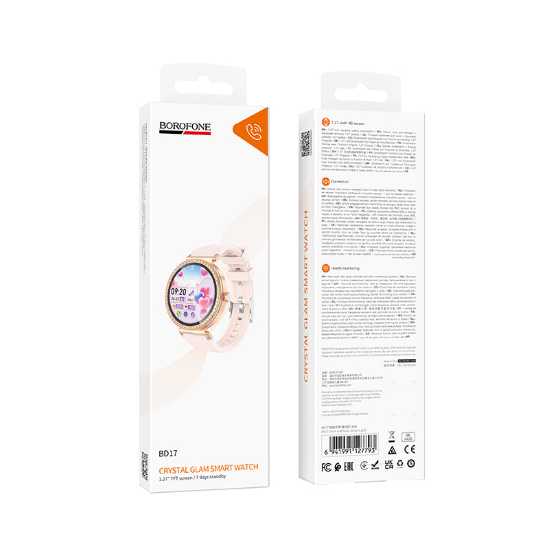 Smartwatch Borofone BD17 Call, Goud