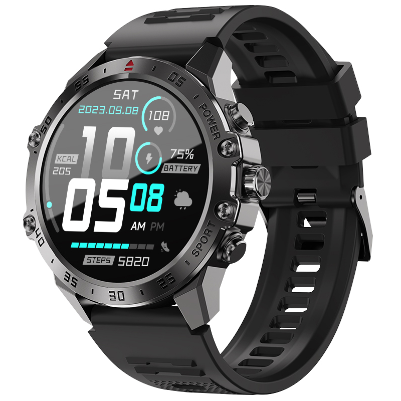 Smartwatch BWOO WA-08, Zwart