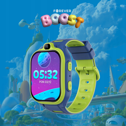 Smartwatch Forever Kids Boost KW-530 Call, Blauw