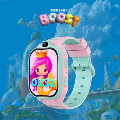 Smartwatch Forever Kids Boost KW-530 Call, Roze