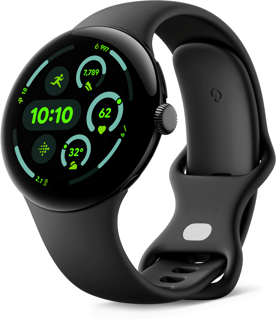 Smartwatch Google Pixel Watch 3, 45mm, Zwart GA05785-DE