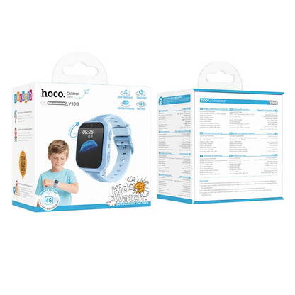 Smartwatch HOCO Y108 Kids Call, Blauw