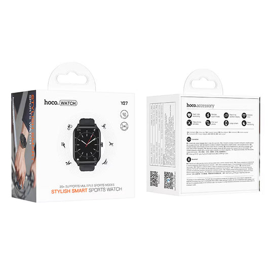 Smartwatch HOCO Y27 Call, Zwart