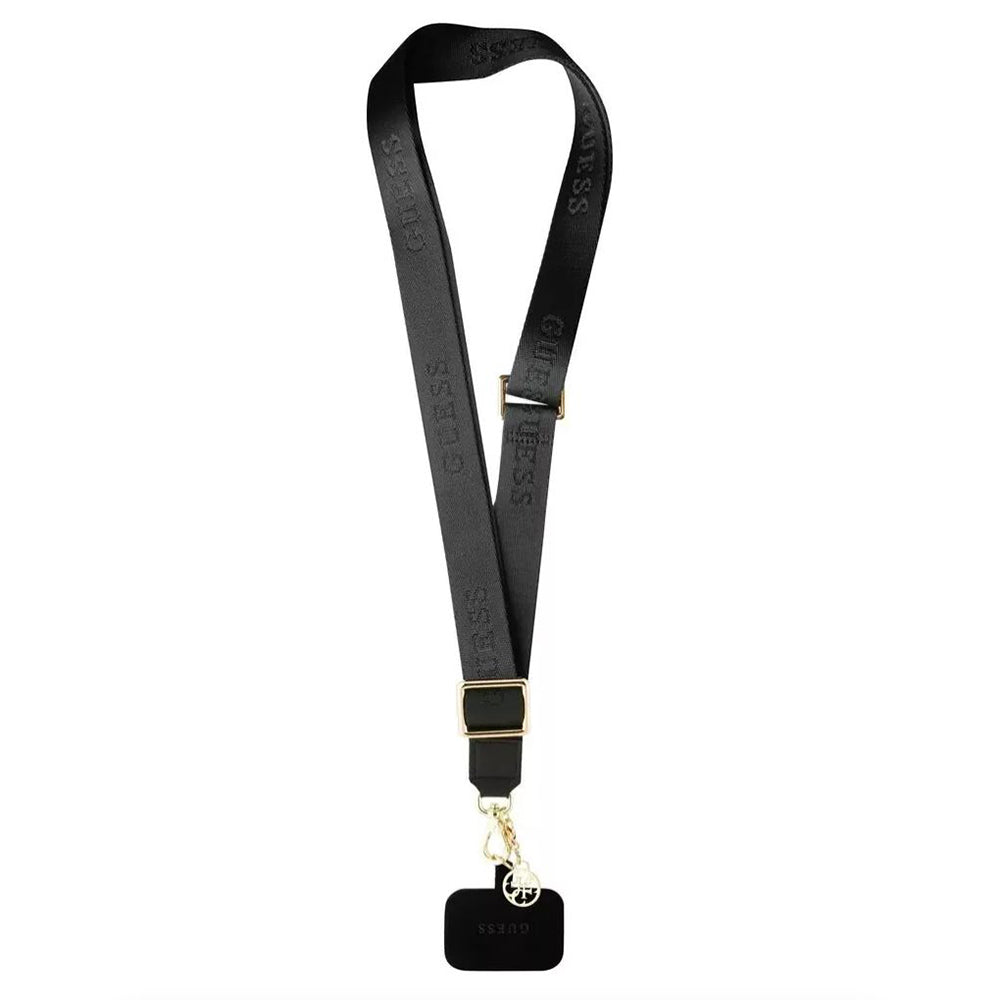 Guess Link Snap Telefoonkoord, Zwart