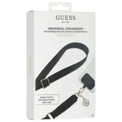 Guess Link Snap Telefoonkoord, Zwart