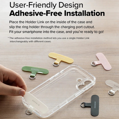 Telefoonkoord Ringke Link Flow P-Type, Wit