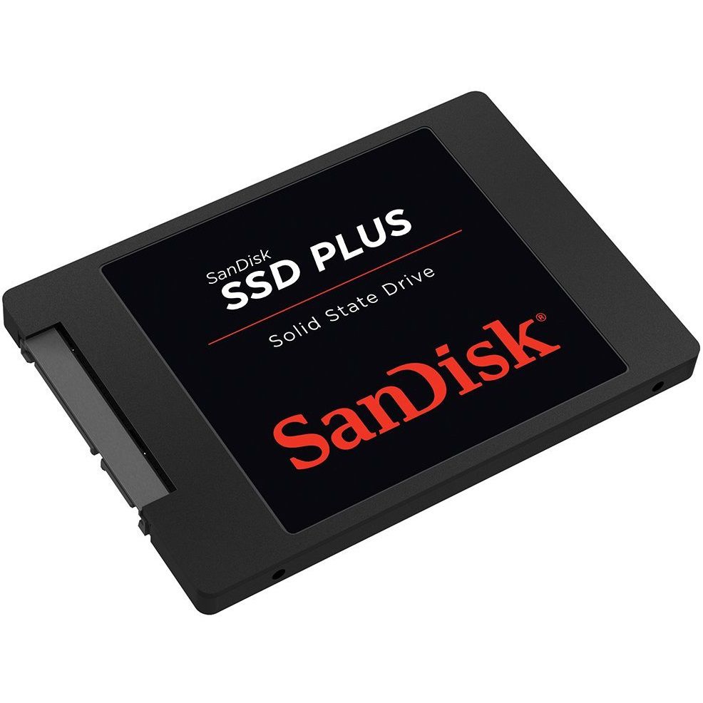 SanDisk Plus Solid State Drive (SSD), 2,5 inch, 240 GB, SATA III SDSSDA-240G-G26 