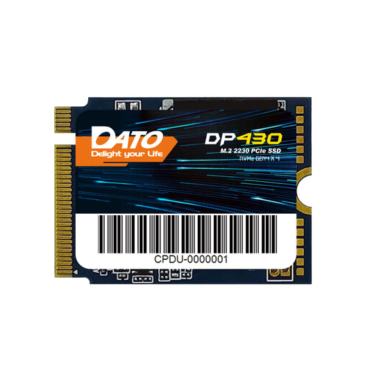 Solid State Drive (SSD) Dato DP430, NVME M.2 2230, PCIE Gen4x4, 1TB, Zwart DP430SSD-1TB