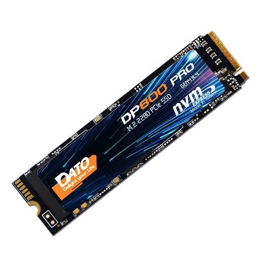Solid State Drive (SSD) Dato DP800 Pro, NVME M.2 2280, PCIe, 4TB, Zwart DP800PSSD-4TB