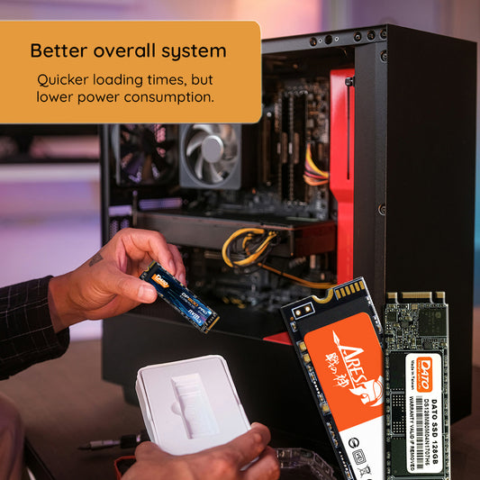 Solid State Drive (SSD) Dato, NVME M.2 2280, PCIe, 1TB, Zwart DP580-1TB