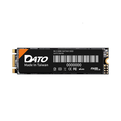 Solid State Drive (SSD) Dato, SATA III NGFF M.2 2280, 4TB, Black DM700SSD-4TB