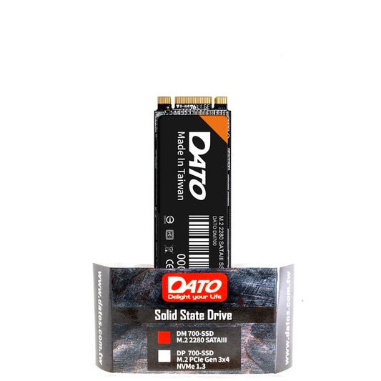 Solid State Drive (SSD) Dato, SATA III NGFF M.2 2280, 4TB, Zwart DM700SSD-4TB