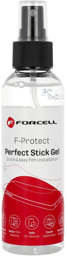 Forcell Perfect Stick Geloplossing, voor het aanbrengen van Plastic / Siliconen Beschermfolie, 150ml
