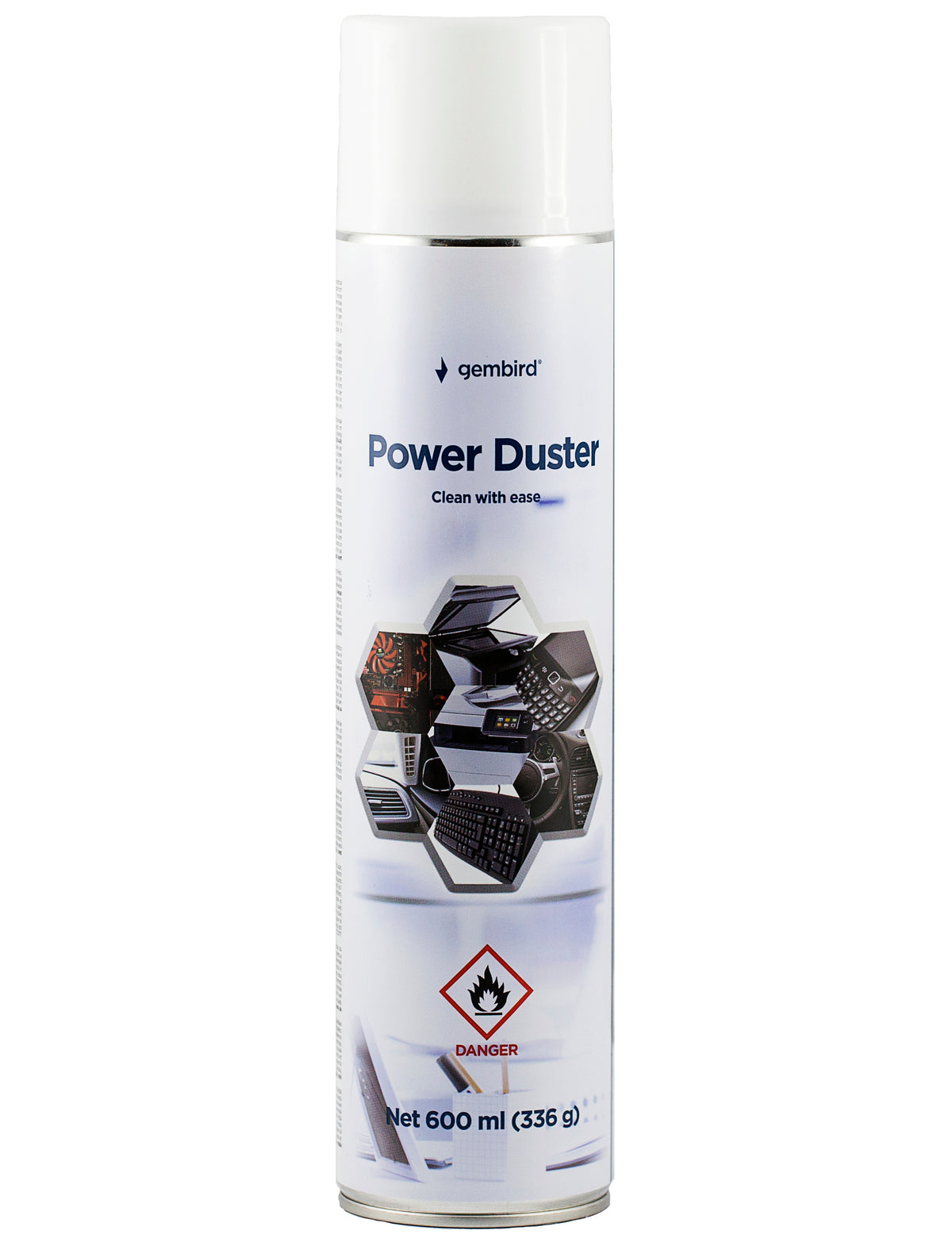Gembird Perslucht Spray, 600ml CK-CAD-FL600-01