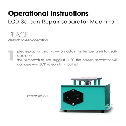RF4 Peace Touchscreen Display Scheidingsstation