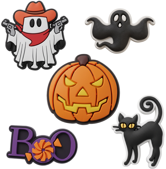 OEM Boo 3D-stickers voor telefoonhoesje/tablet, set van 5 stuks, meerkleurig