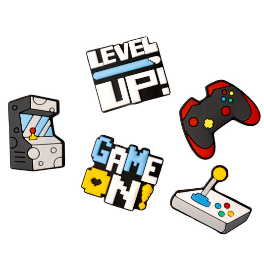 3D OEM GameOn Sticker voor Telefoonhoesje / Tablet, Set van 5 stuks, Multicolor